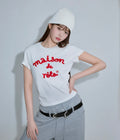 [ROLAROLA] MAISON DE ROLA EMBROIDERY T-SHIRT