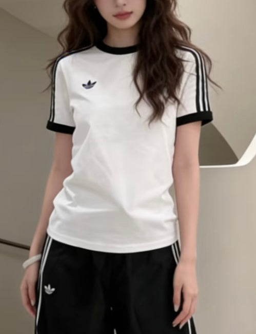 [Adidas] 3-Stripe Slim T-Shirt - KD3683