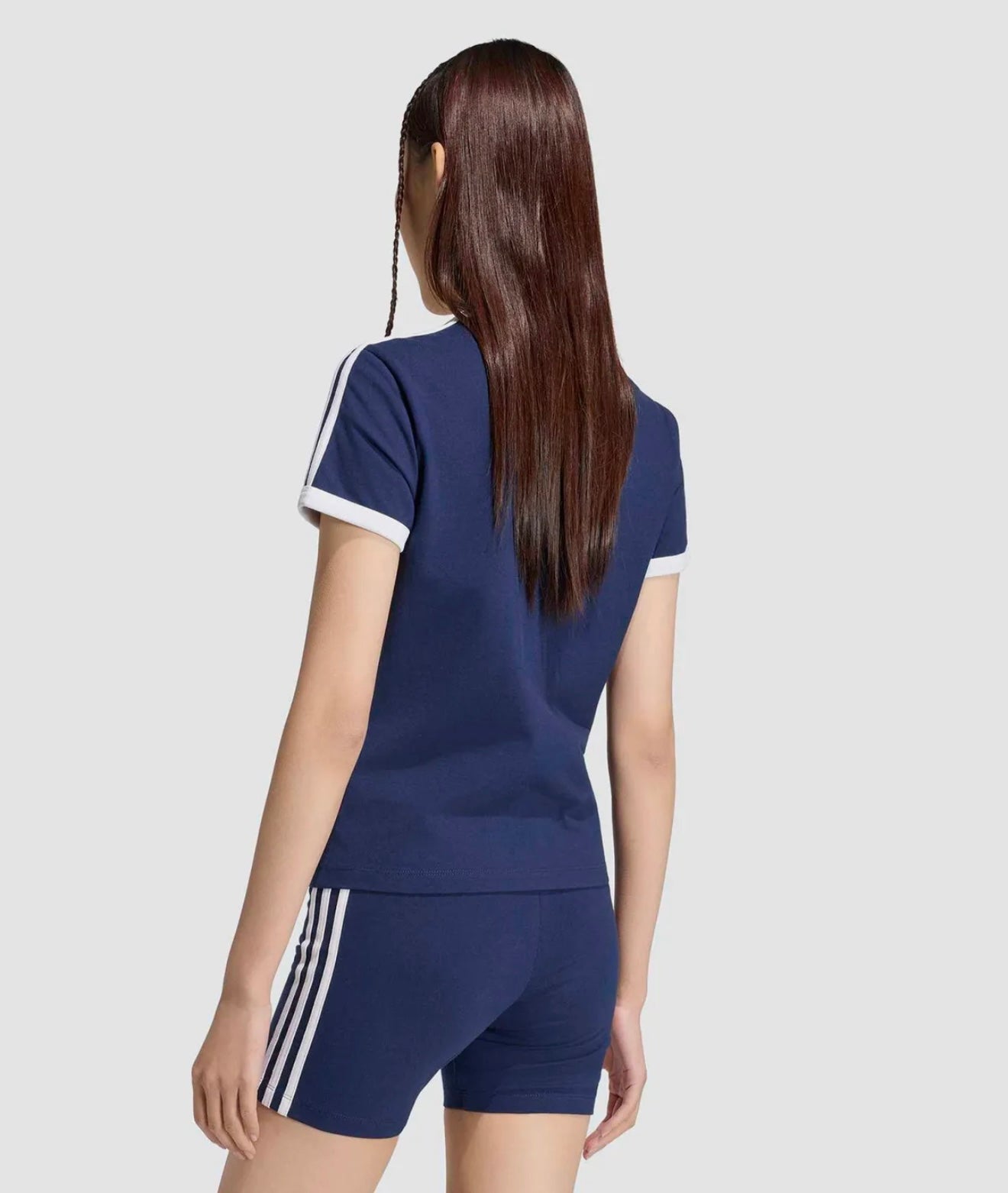 [Adidas] 3-Stripe Slim T-shirt - Night Indigo / KS4777