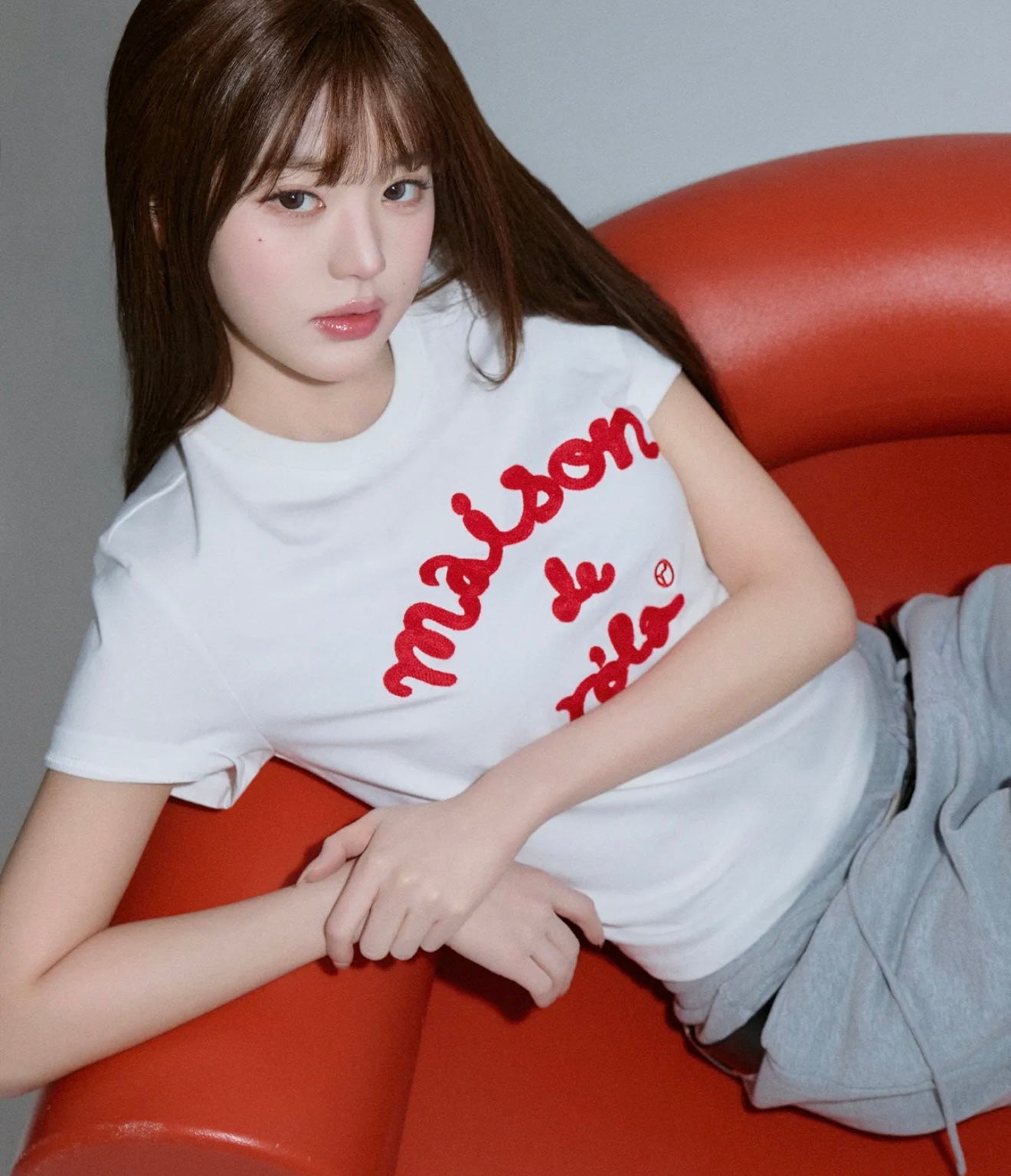 [ROLAROLA] MAISON DE ROLA EMBROIDERY T-SHIRT