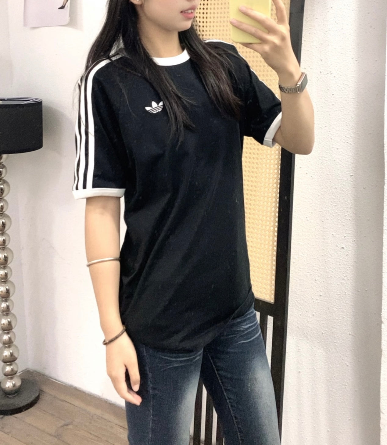 [Adidas] 3-Stripe Slim T-Shirt KD7980