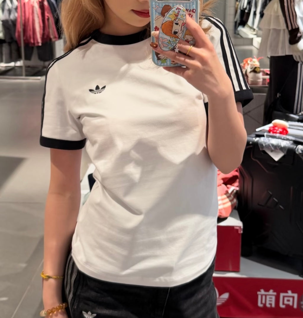 [Adidas] 3-Stripe Slim T-Shirt - KD3683
